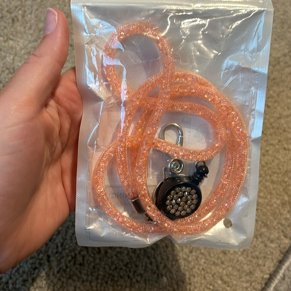 NEW sparkly lanyard